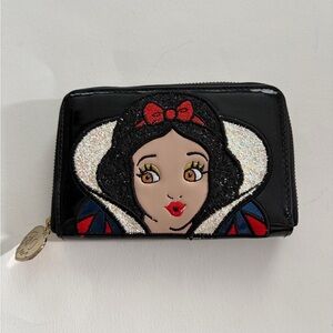Disney “Danielle Nicole” Collection - Black and Red Sequined Snow White Wallet